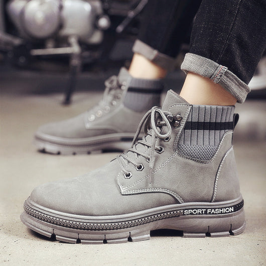 Botas Martin de Cuero para Hombre - Estilo Británico Clásico - Image 7
