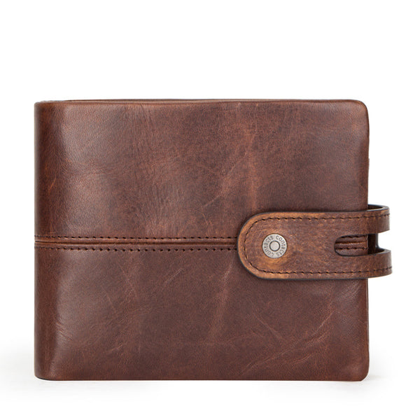 Billetera Cuero Premium para Hombre con Protección RFID y Diseño Moderno