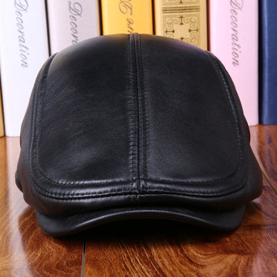 Boina de Cuero para Hombre con Protección de Orejas en Gamuza - Image 10