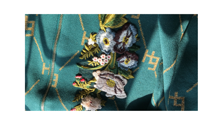 Conjunto Dos Piezas Cardigan Tejido y Pantalón Casual con Bordado Floral Europeo - Image 9