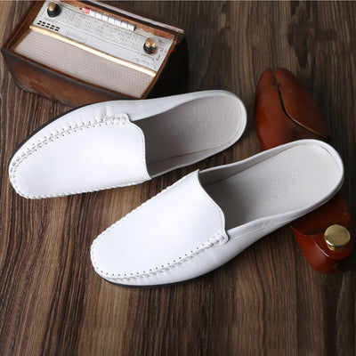 Pantuflas Casuales de Verano para Hombre - Cuero Suave y Suela Cómoda - Image 9