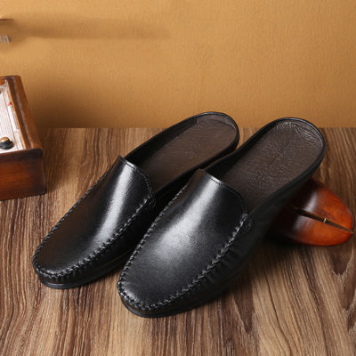Pantuflas Casuales de Verano para Hombre - Cuero Suave y Suela Cómoda - Image 10