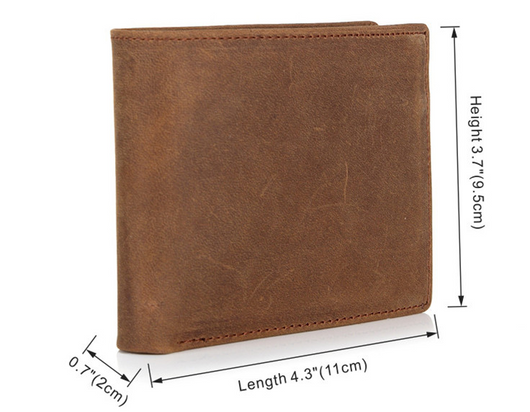 Cartera Casual de Cuero Genuino para Hombre - Bolsa de Primera Capa - Image 6