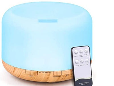 Humidificador Ultrasónico 500ML con Diseño Madera - Silencioso y Elegante - Image 3