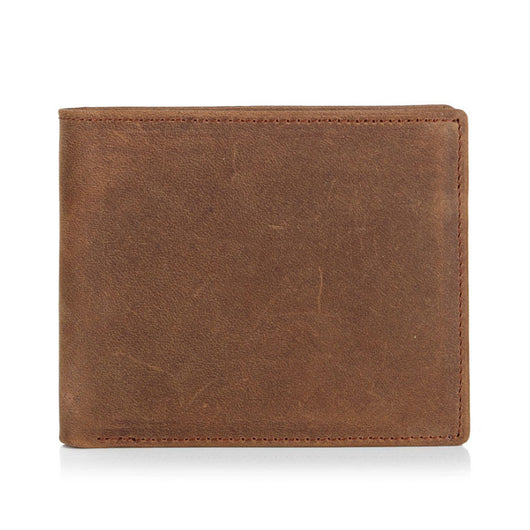 Cartera Casual de Cuero Genuino para Hombre - Bolsa de Primera Capa