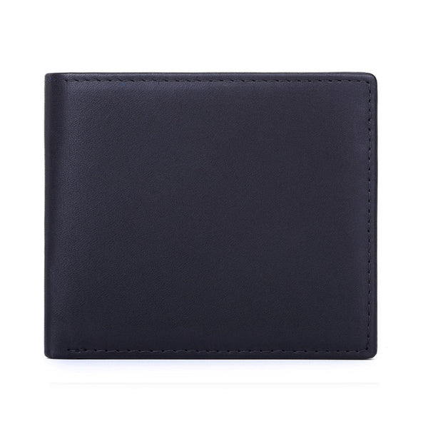 Cartera Casual de Cuero Genuino para Hombre - Bolsa de Primera Capa