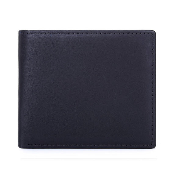 Cartera Casual de Cuero Genuino para Hombre - Bolsa de Primera Capa