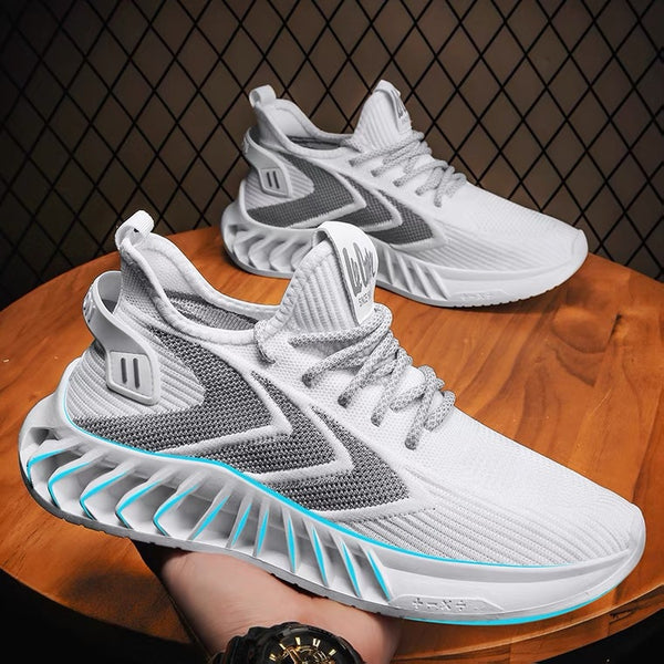Zapatos Deportivos Tejidos Transpirables con Diseño Clásico Retro