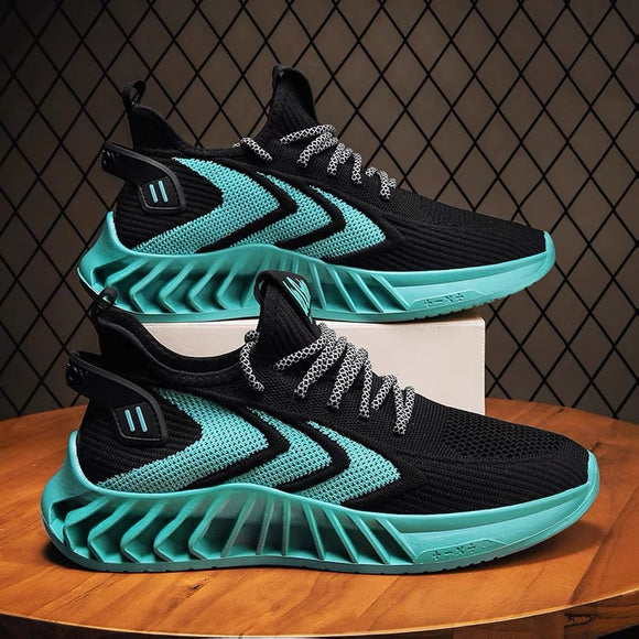 Zapatos Deportivos Tejidos Transpirables con Diseño Clásico Retro