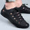 Sandalias Casuales de Cuero Baotou con Perforaciones