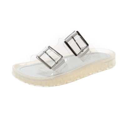 Sandalias de Playa Transparentes con Hebilla Ajustable - Image 11