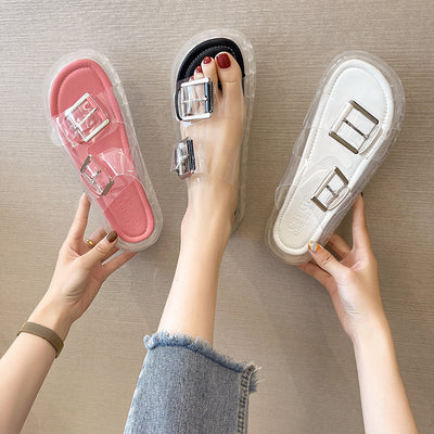 Sandalias de Playa Transparentes con Hebilla Ajustable - Image 9