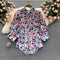 Blusa Floral Suelta con Mangas Abullonadas - Diseño Exclusivo para Mujer
