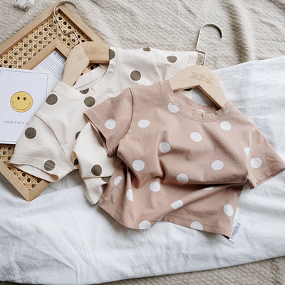 Playera de Algodón con Lunares para Niños y Niñas - Cómoda y Fresca para Verano - Image 10