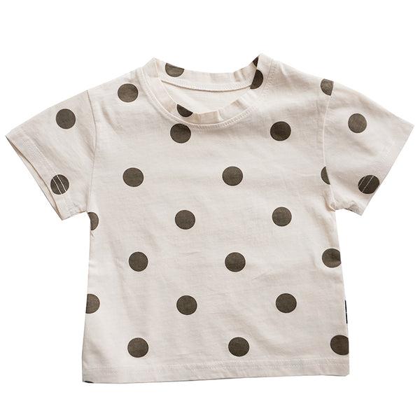 Playera de Algodón con Lunares para Niños y Niñas - Cómoda y Fresca para Verano - Image 5