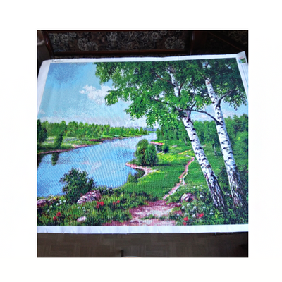 Cuadro de Mosaico Paisaje de Abedul - Pintura Diamante 5D - Image 10