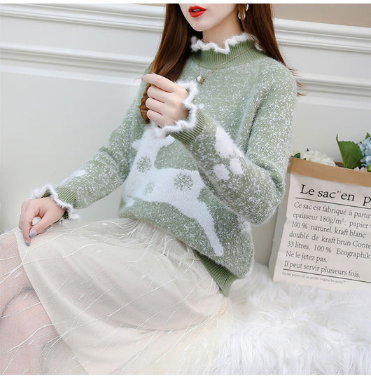Suéter Cómodo para Mujer con Terciopelo Mink - Image 13
