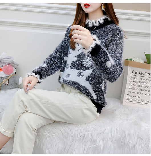 Suéter Cómodo para Mujer con Terciopelo Mink - Image 15