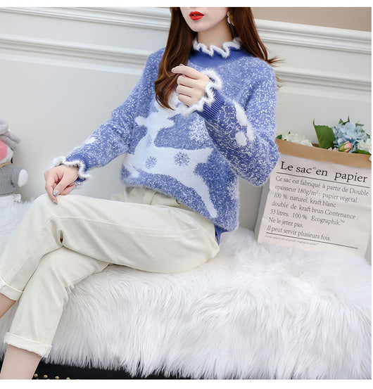 Suéter Cómodo para Mujer con Terciopelo Mink - Image 21