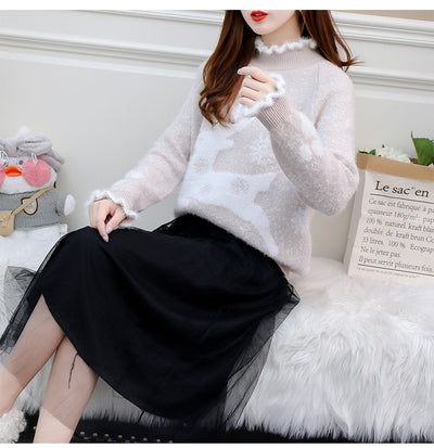 Suéter Cómodo para Mujer con Terciopelo Mink - Image 14