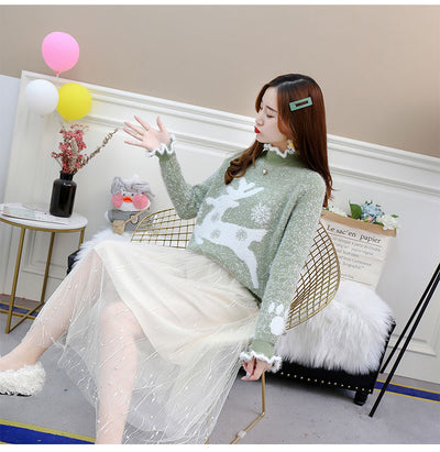 Suéter Cómodo para Mujer con Terciopelo Mink - Image 17
