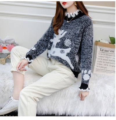 Suéter Cómodo para Mujer con Terciopelo Mink - Image 20