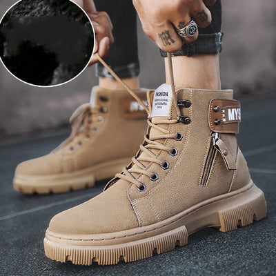 Botas Martin Altas Estilo Retro British - Calzado Robusto para Hombre - Image 9