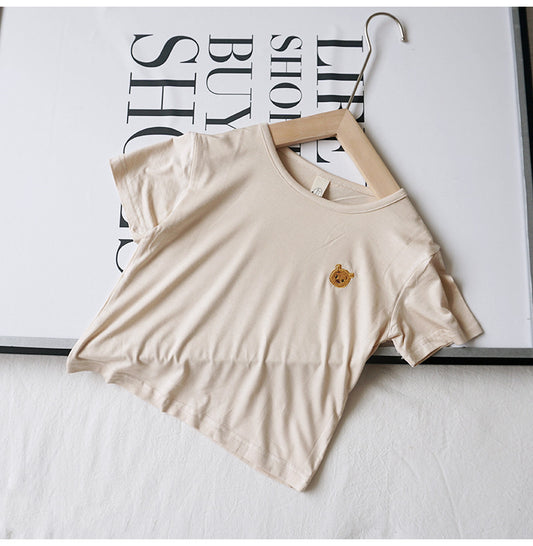 Playera Ice Silk Coreana para Niños y Niñas - Comodidad Fresca
