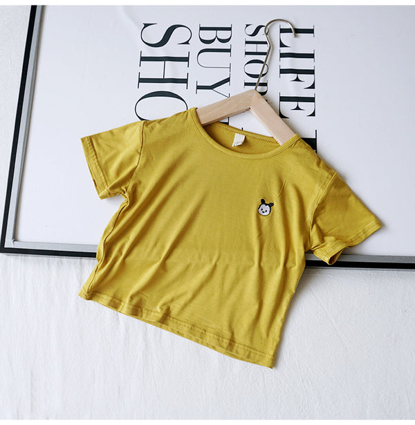 Playera Ice Silk Coreana para Niños y Niñas - Comodidad Fresca
