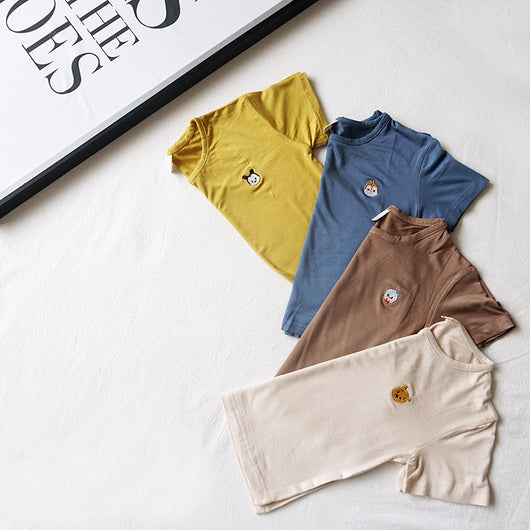 Playera Ice Silk Coreana para Niños y Niñas - Comodidad Fresca - Image 4