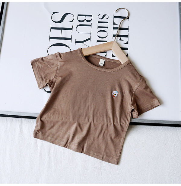 Playera Ice Silk Coreana para Niños y Niñas - Comodidad Fresca - Image 7