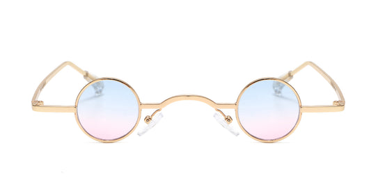 Gafas de Sol Retro Punk Marco Redondo Pequeño - Estilo Personalidad - Image 20