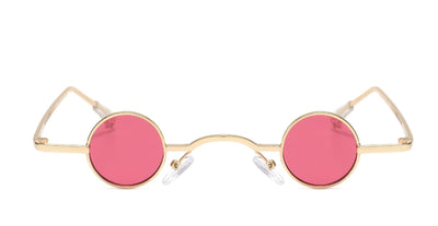 Gafas de Sol Retro Punk Marco Redondo Pequeño - Estilo Personalidad - Image 21