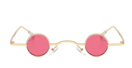 Gafas de Sol Retro Punk Marco Redondo Pequeño - Estilo Personalidad - Image 21