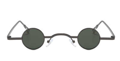 Gafas de Sol Retro Punk Marco Redondo Pequeño - Estilo Personalidad - Image 2