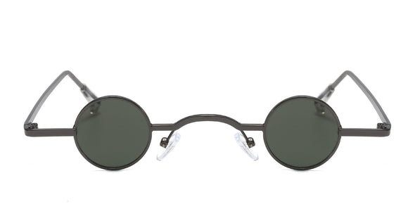 Gafas de Sol Retro Punk Marco Redondo Pequeño - Estilo Personalidad