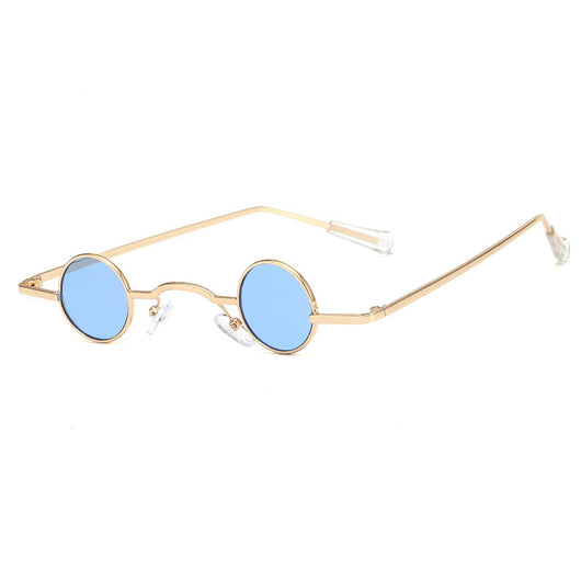 Gafas de Sol Retro Punk Marco Redondo Pequeño - Estilo Personalidad