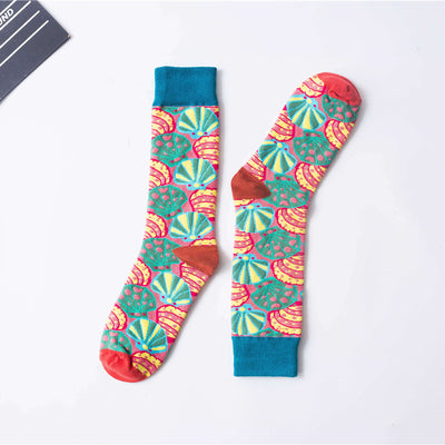 Calcetines Altos de Algodón 100% para Mujer - Estilo Urbano Hip Hop Otoño Invierno - Image 3