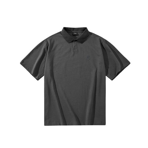 Playera Suelta con Solapa - Manga Corta Cómoda y Versátil