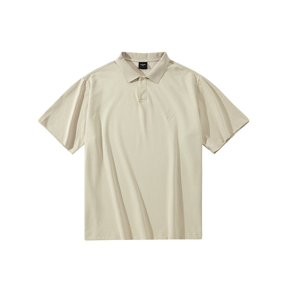 Playera Suelta con Solapa - Manga Corta Cómoda y Versátil