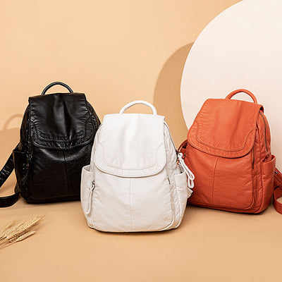 Mochila Pequeña de Cuero Suave para Mujer - Image 6