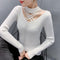 Blusa Tejida Cuello Alto Diseño Exclusivo