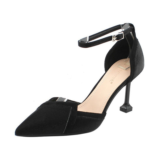 Zapatos de Satén con Hebilla y Punta Aguda para Mujer - Image 2