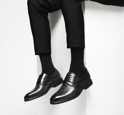 Zapatos de Vestir Ejecutivos para Hombre con Diseño Calado Hueco - Image 7