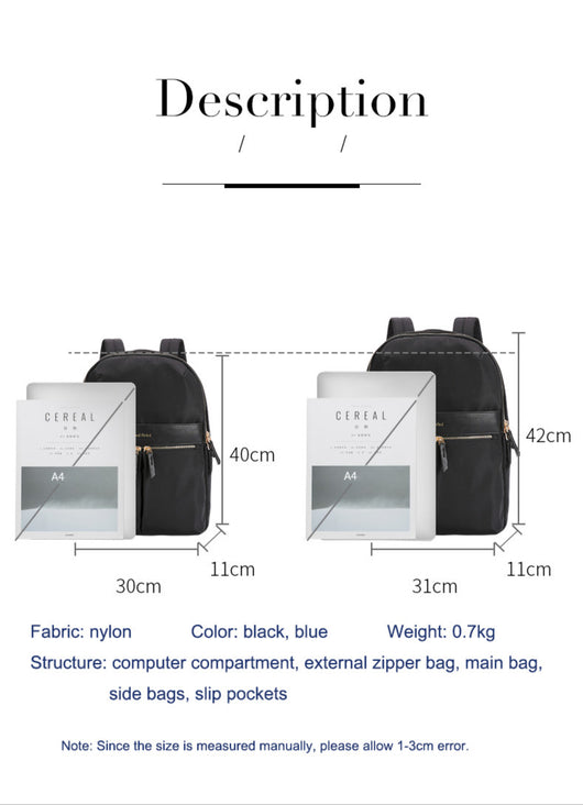 Mochila Ejecutiva Oxford para Computadora - Impermeable, Gran Capacidad, Diseño Profesional Femenino - Image 6