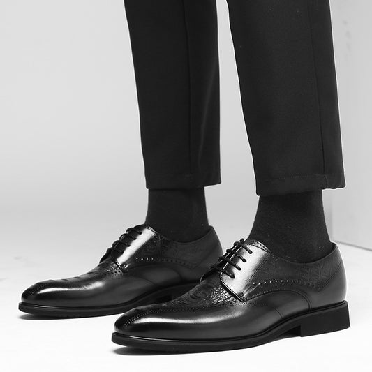 Zapatos de Vestir Ejecutivos para Hombre con Diseño Calado Hueco - Image 2