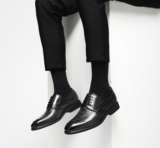 Zapatos de Vestir Ejecutivos para Hombre con Diseño Calado Hueco - Image 5