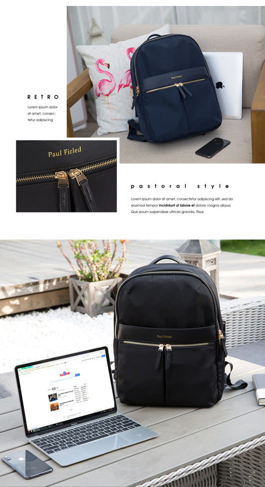 Mochila Ejecutiva Oxford para Computadora - Impermeable, Gran Capacidad, Diseño Profesional Femenino - Image 8