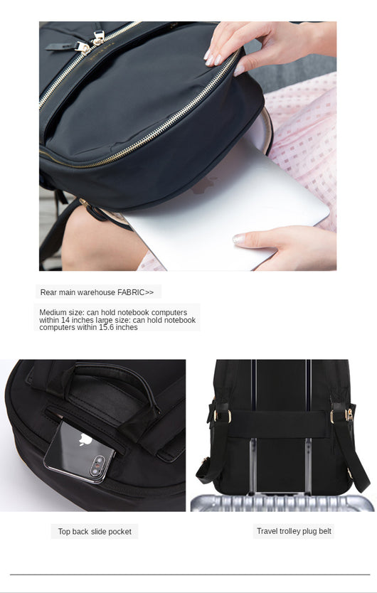 Mochila Ejecutiva Oxford para Computadora - Impermeable, Gran Capacidad, Diseño Profesional Femenino - Image 9