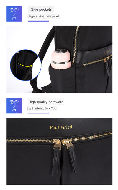 Mochila Ejecutiva Oxford para Computadora - Impermeable, Gran Capacidad, Diseño Profesional Femenino - Image 12